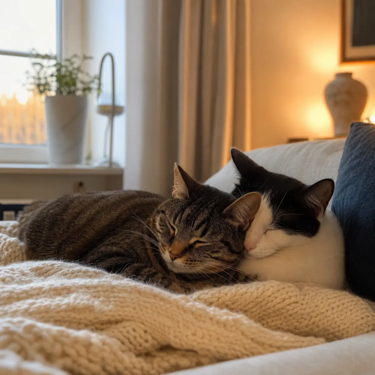 Folksam kattförsäkring — katt i bilbur på baksätet