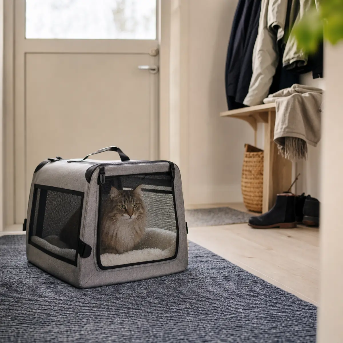 If kattförsäkring — katt undersöks med modern diagnostikutrustning